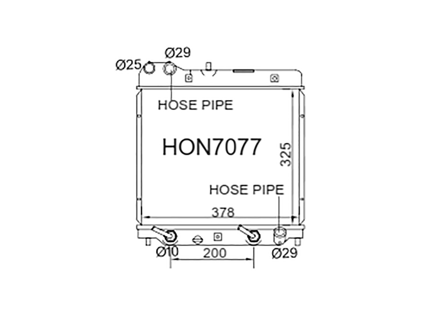Fenix Cooling Radiator Honda Jazz / Fit GD 1.2L & 1.3L Petrol 2001-2005 [Narrow] SR
