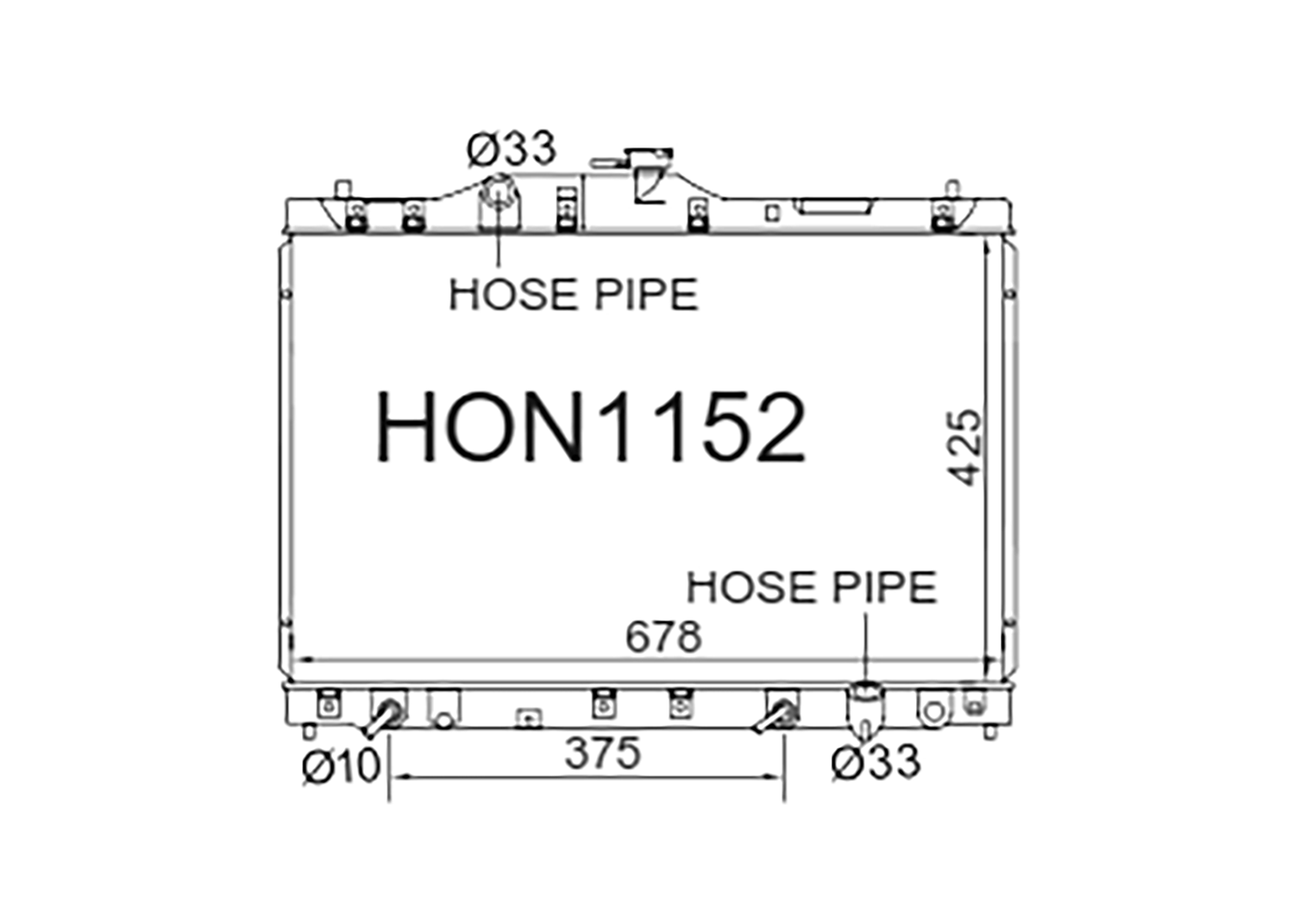 Fenix Cooling Radiator Honda Legend KA7 / KA8 1990-1995 SR