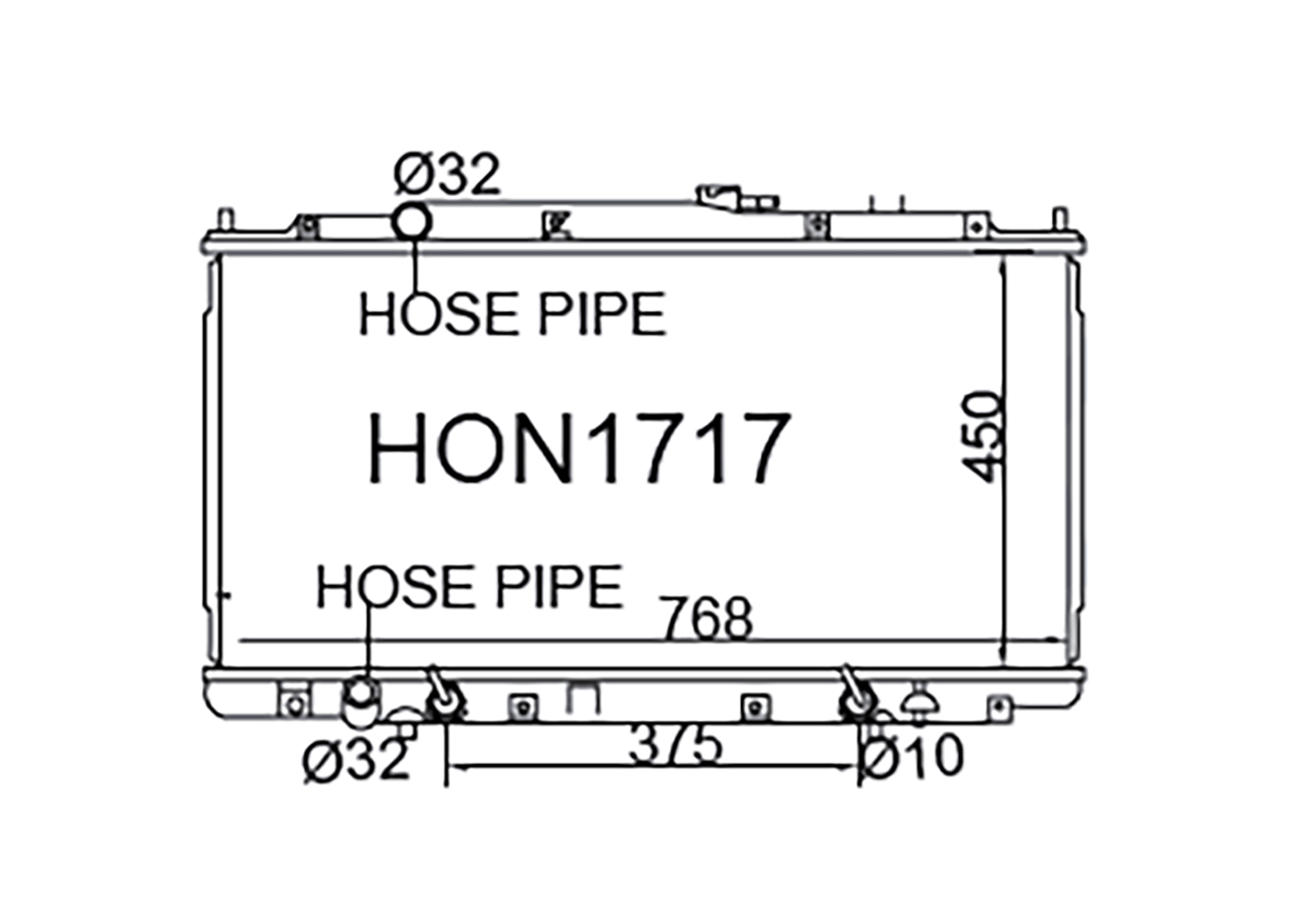 Fenix Cooling Radiator Honda Odyssey RL1 1999-2001 SR