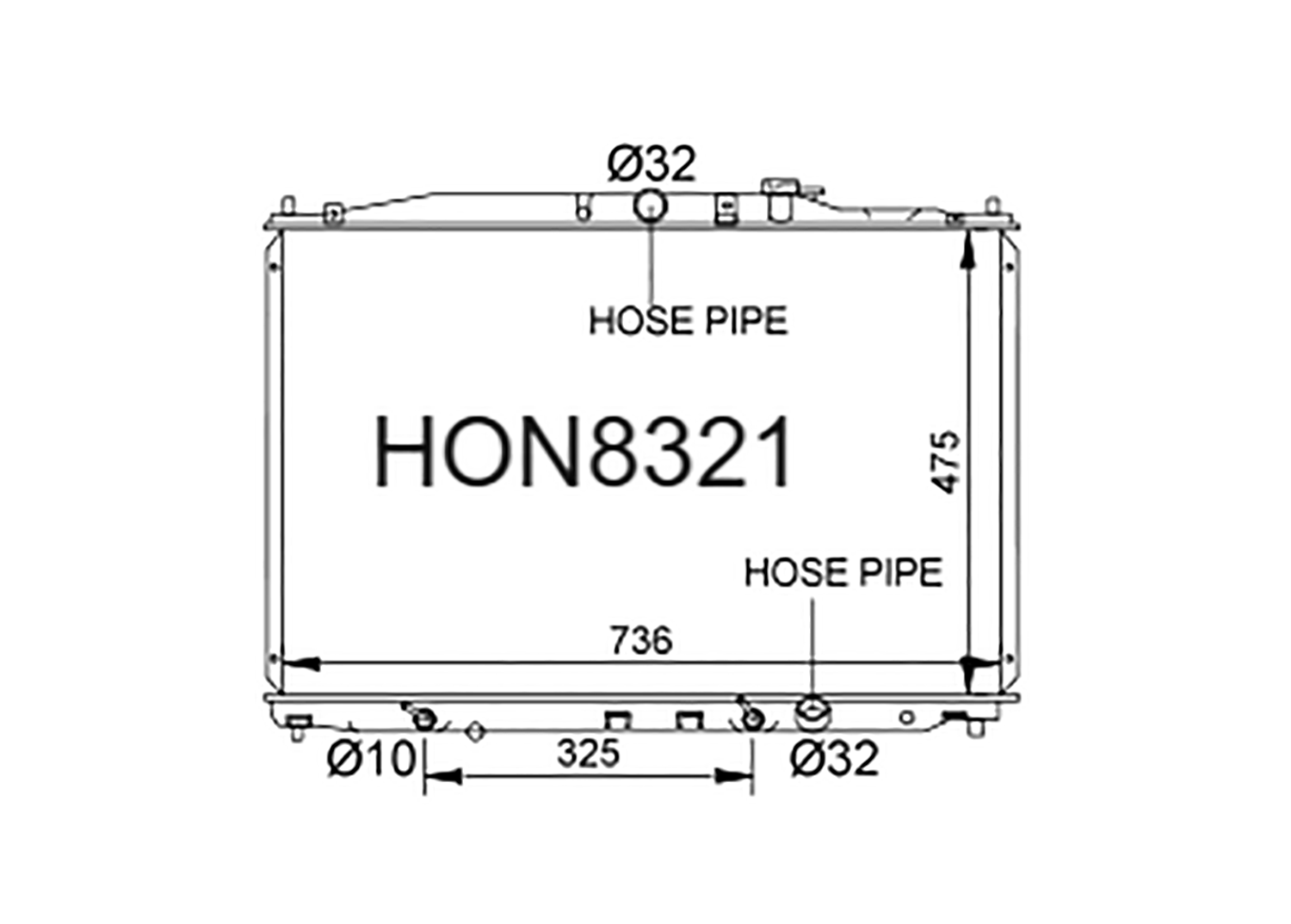 Fenix Cooling Radiator Honda Stepwagon RG 2005-2009 SR