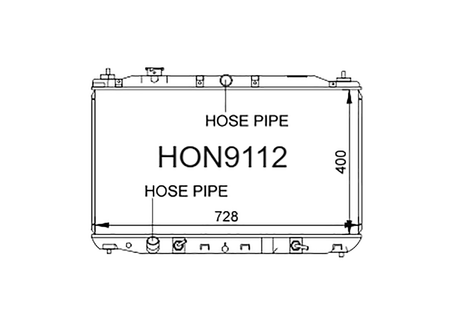 Fenix Cooling Radiator Honda Stream RN 2006-2014 SR