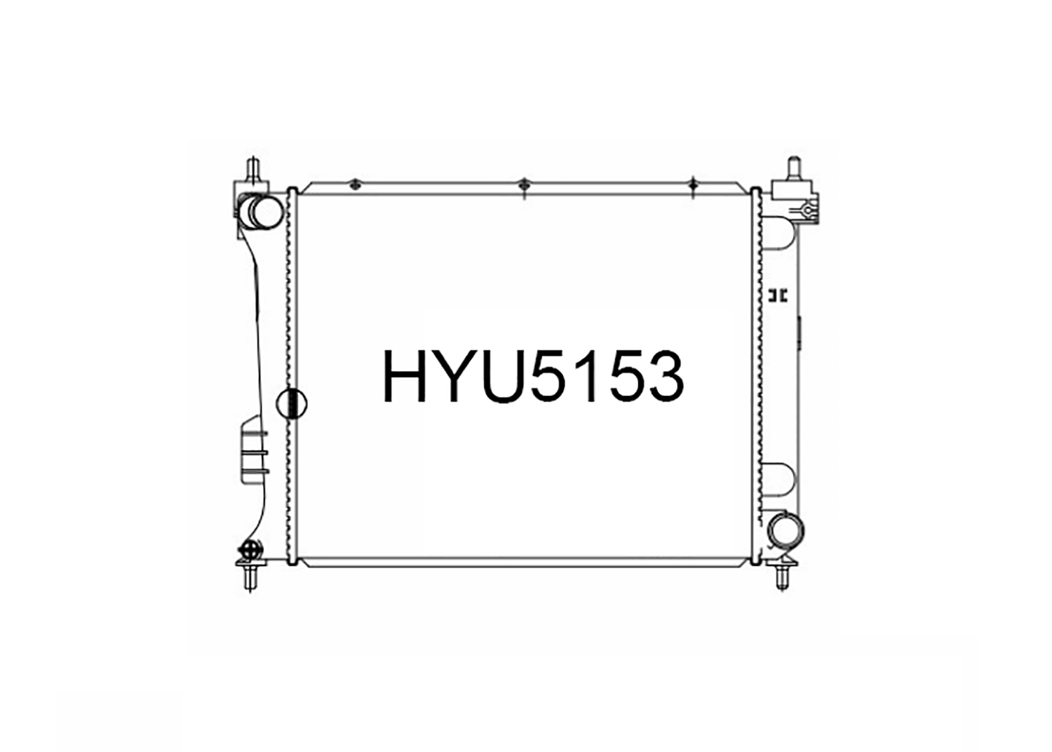 Fenix Cooling Radiator Hyundai i20 PB 1.4L & 1.6L Diesel 2008-2014 SR