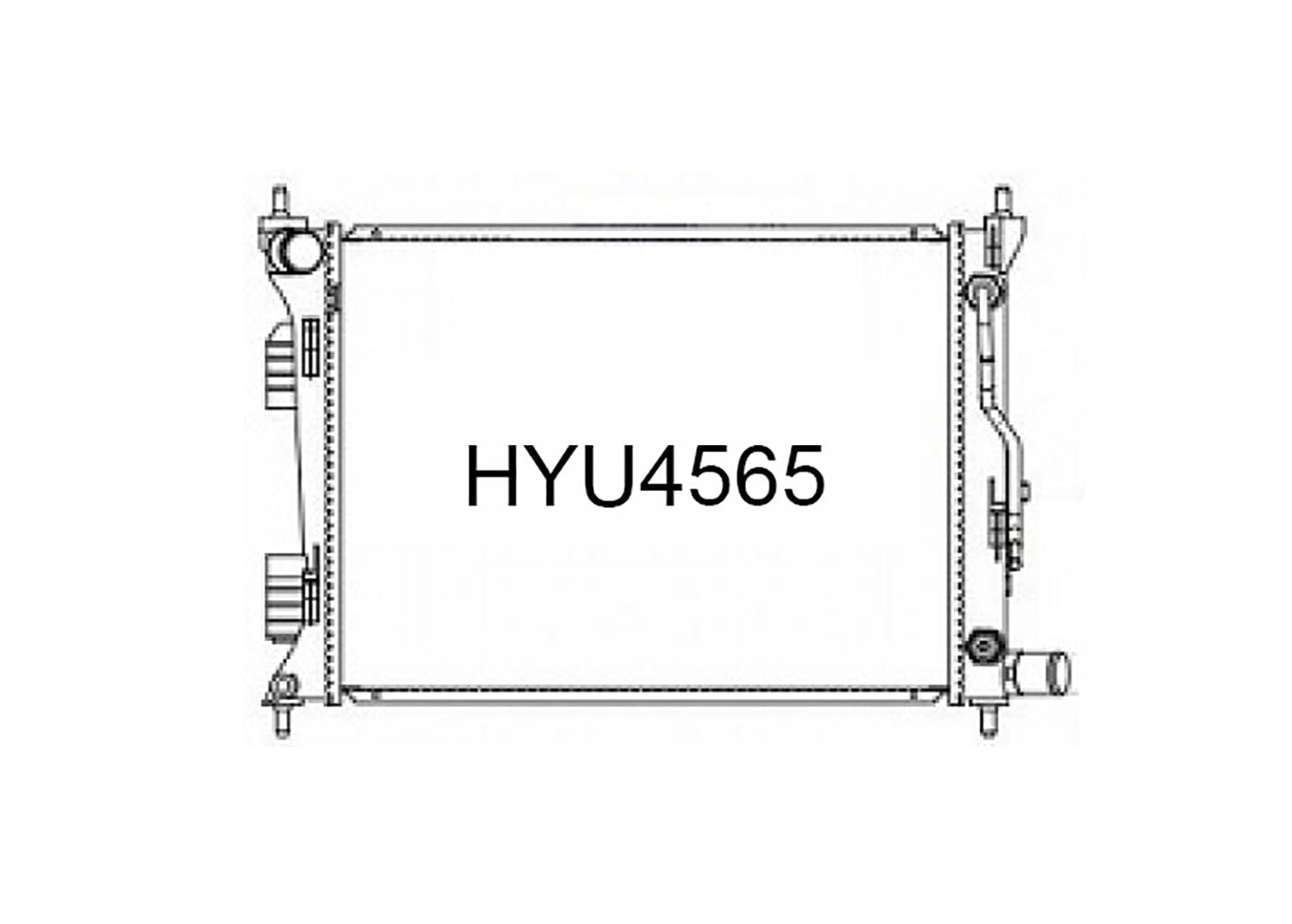 Fenix Cooling Radiator Hyundai i20 PB 1.4L & Accent RB 1.4L / 1.6L Petrol 2011-2018 SR