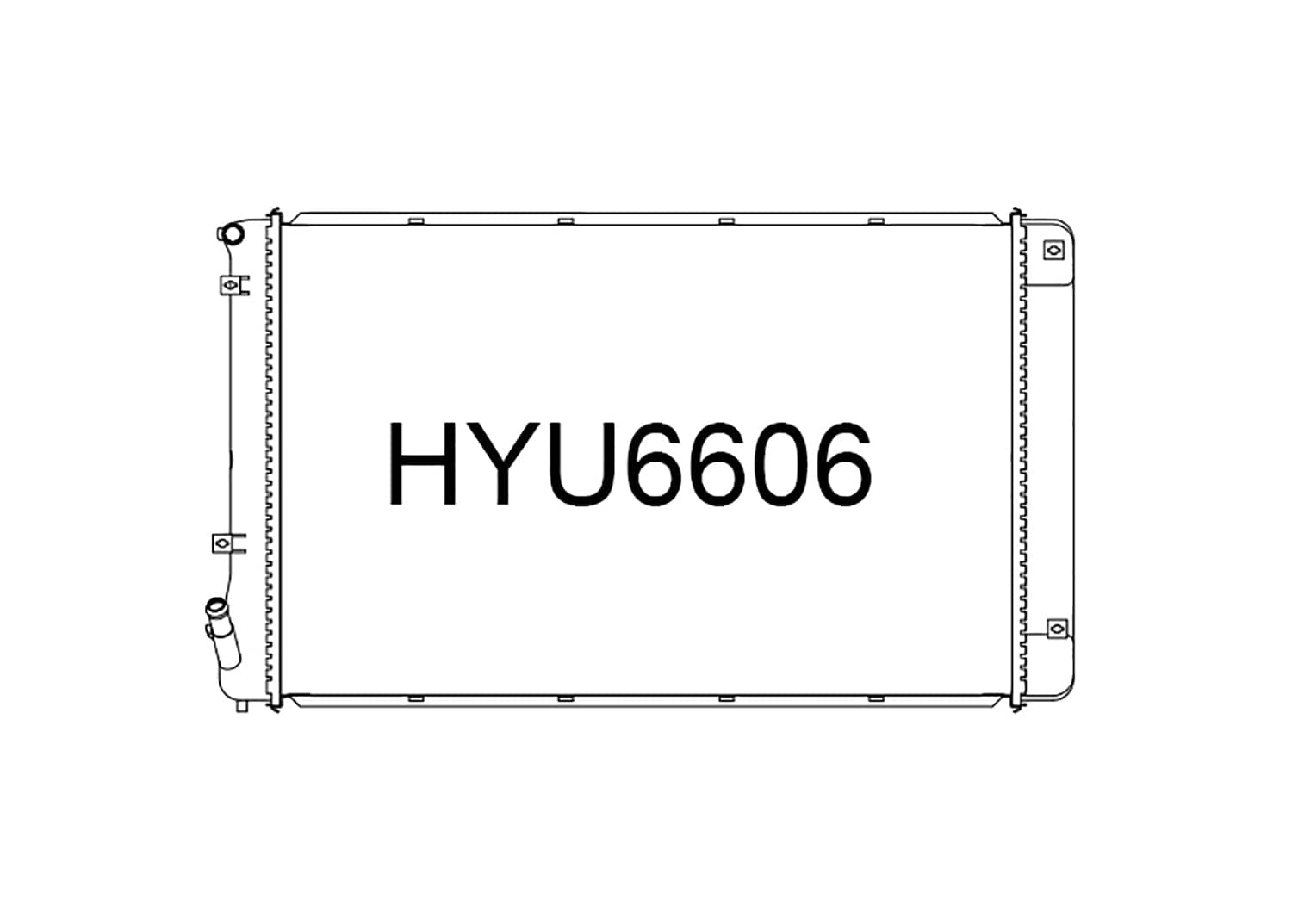 Fenix Cooling Radiator Hyundai Ioniq 1.6L Hybrid 2016- [Auxiliary] SR