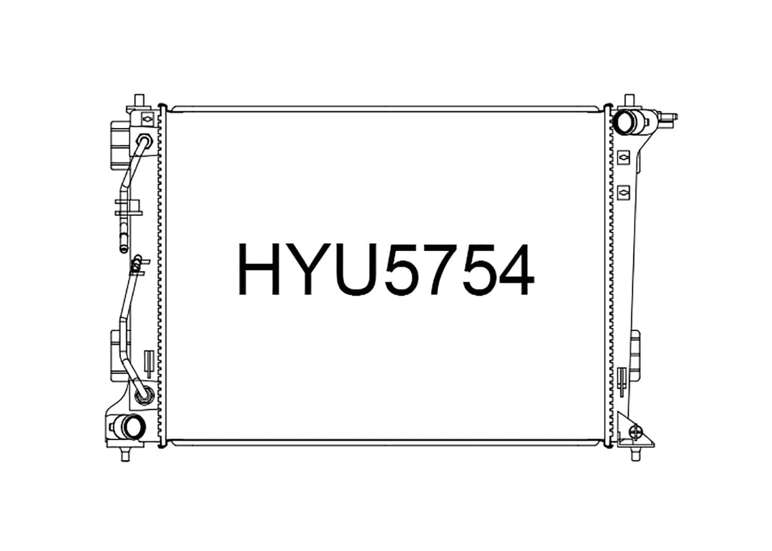 Fenix Cooling Radiator Hyundai Tucson TL 2.0L Petrol 2015-2020 SR
