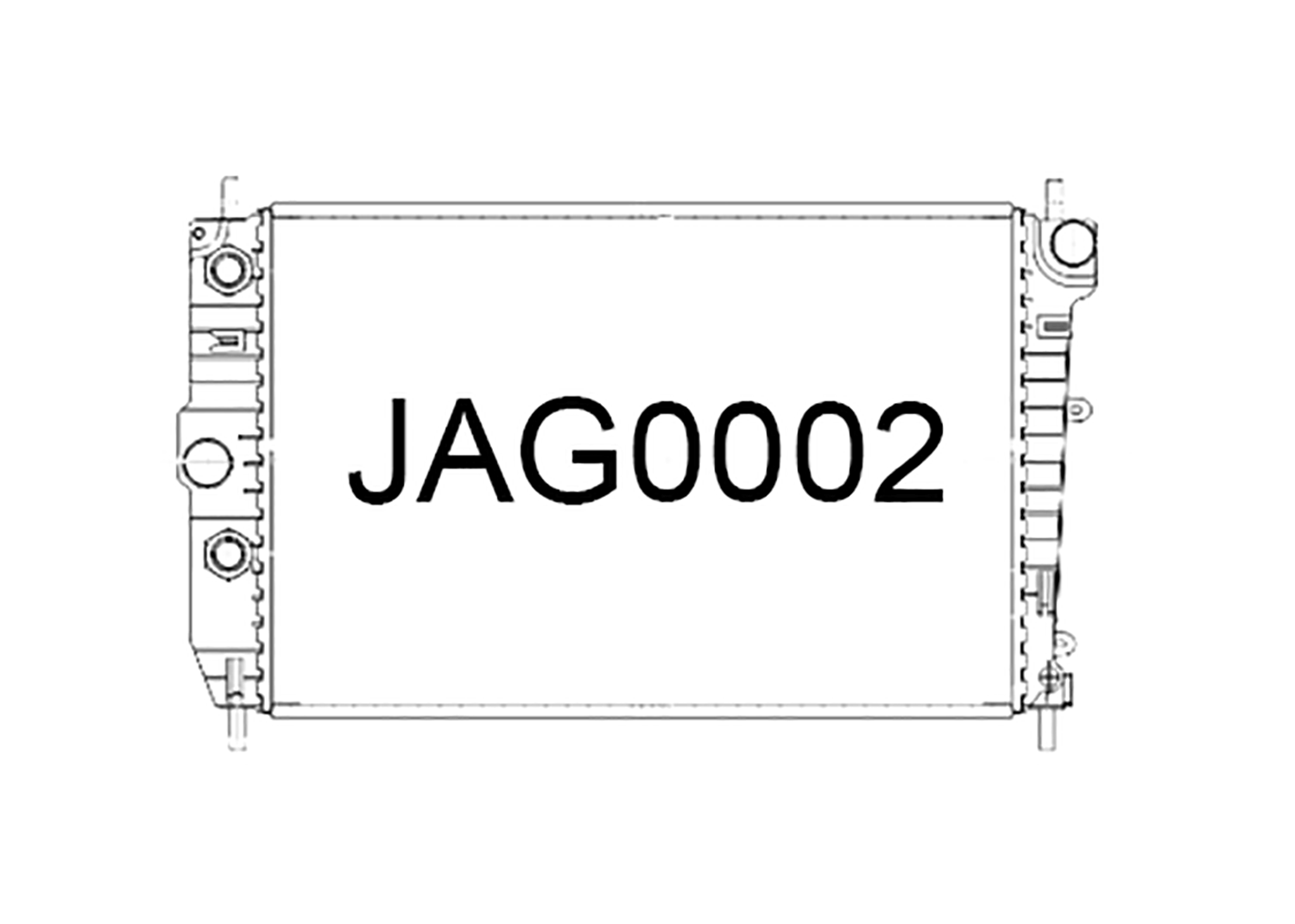 Fenix Cooling Radiator Jaguar XK [X100] 4.0L & 4.2L Petrol 1999-2006 SR