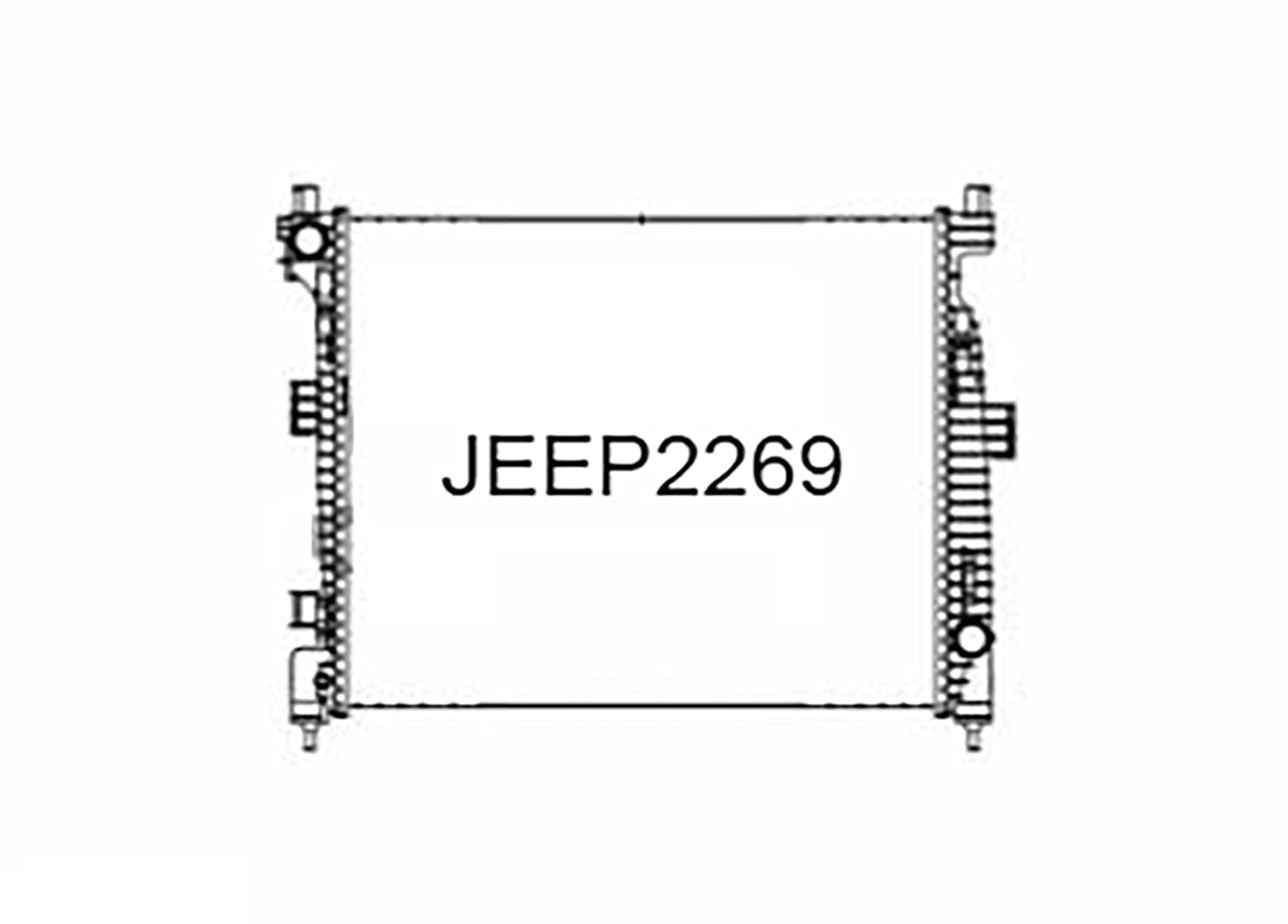 Fenix Cooling Radiator Jeep Grand Cherokee WK2 3.0L Diesel 2011-2021 [No Bleed Pipe] SR