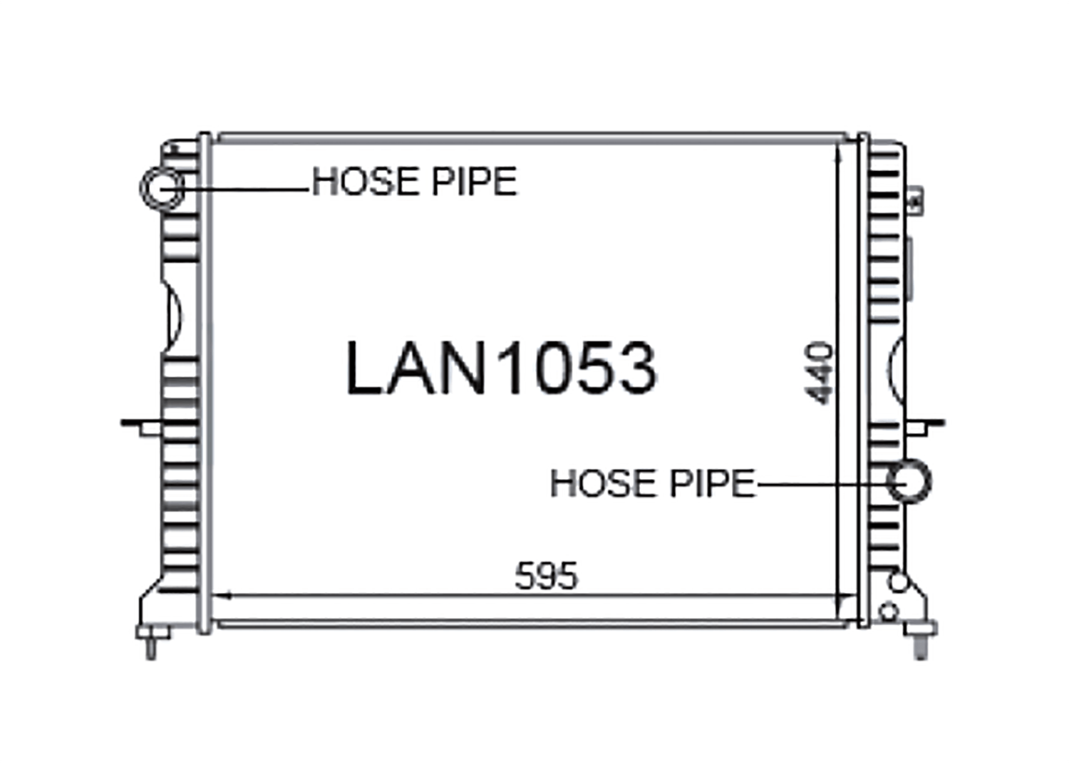 Fenix Cooling Radiator Land Rover Discovery 2 [L318] TD5 Diesel 1998-2004 SR
