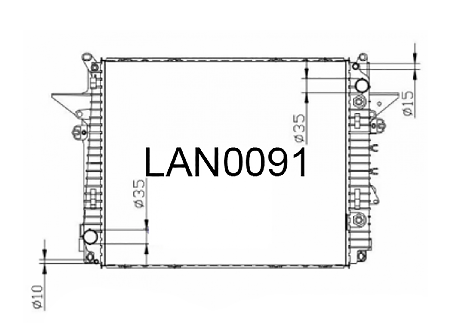 Fenix Cooling Radiator Land Rover Discovery 3 & 4 2.7L Diesel 2004-2016 SR