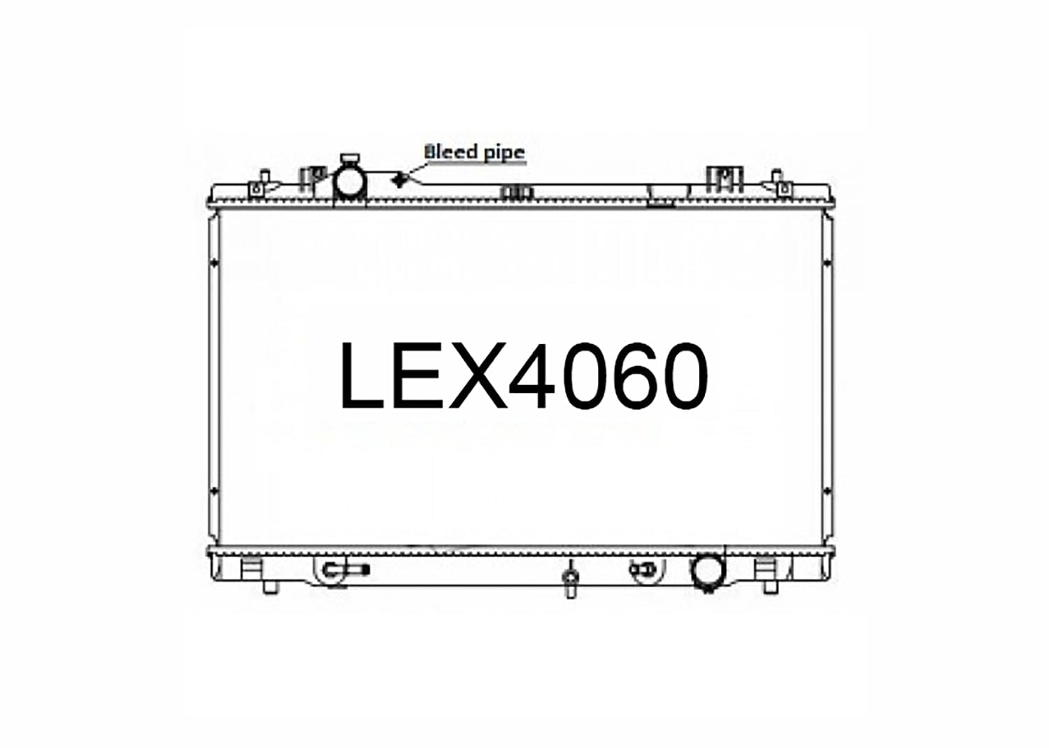 Fenix Cooling Radiator Lexus GS 460 URS190 4.6L V8 2008-2011 SR