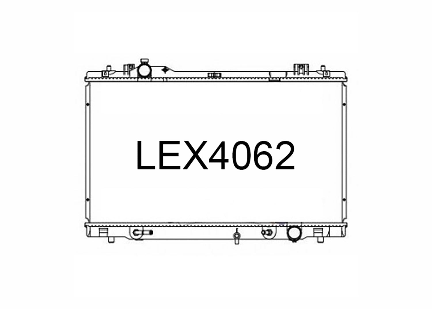 Fenix Cooling Radiator Lexus IS F USE20 5.0L V8 2007-2013 SR