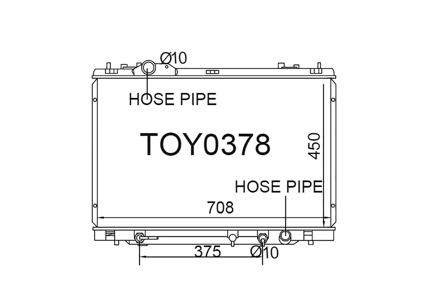 Fenix Cooling Radiator Lexus LS 460 & LS 600H USF40 / UVF40 2006-2017 [Tall] SR
