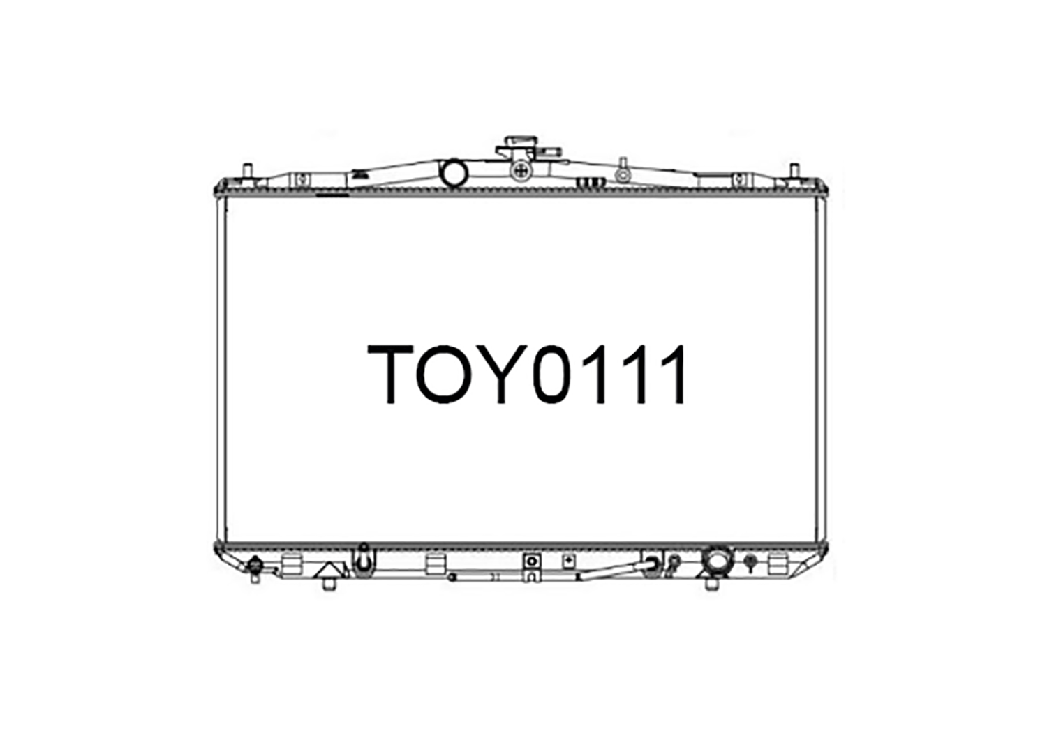 Fenix Cooling Radiator Lexus RX 270 AL10 2.7L Petrol 2008-2015 SR