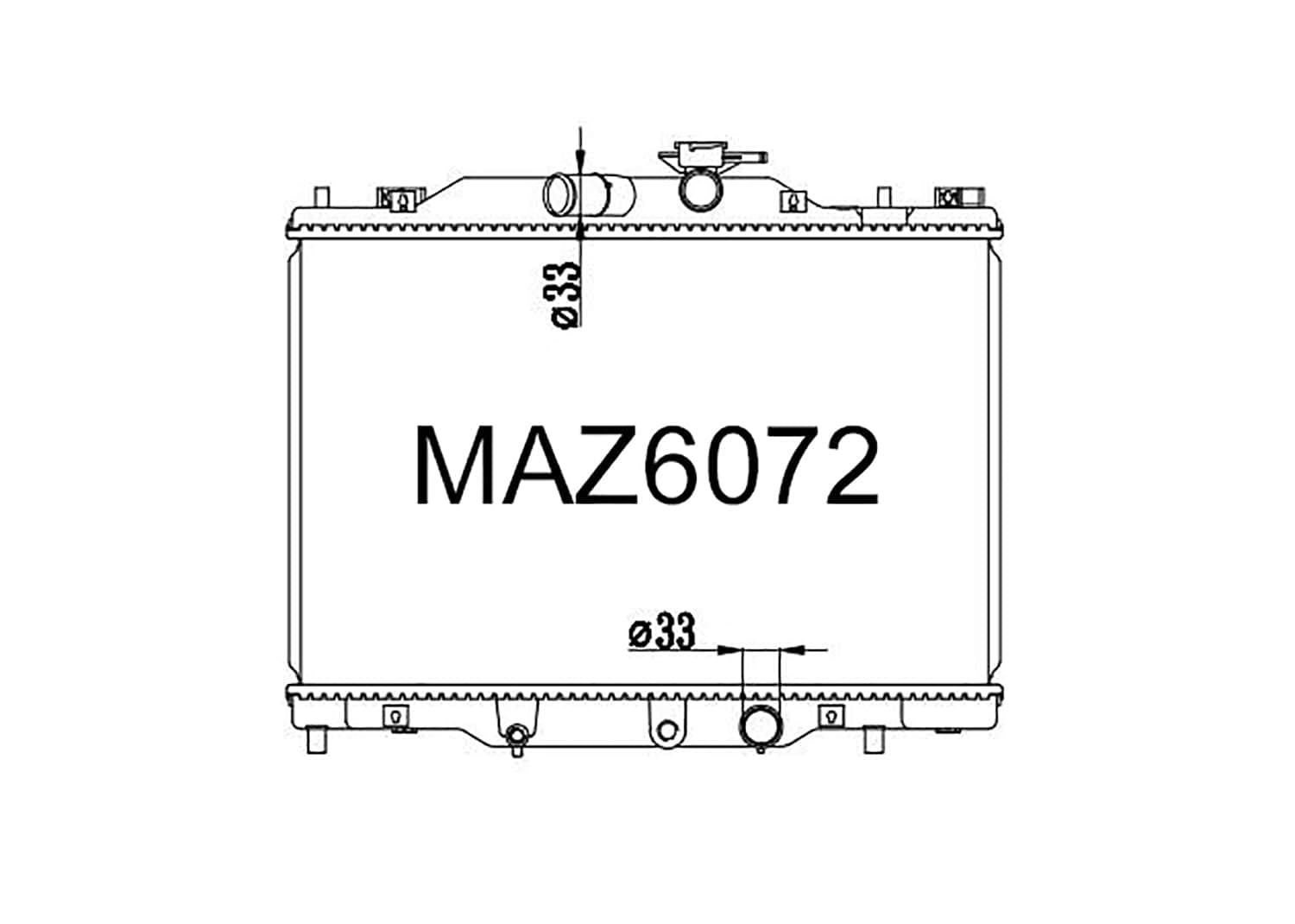 Fenix Cooling Radiator Mazda 2 / Demio DJ 1.5L & CX-3 DK 2.0L Petrol 2014- SR