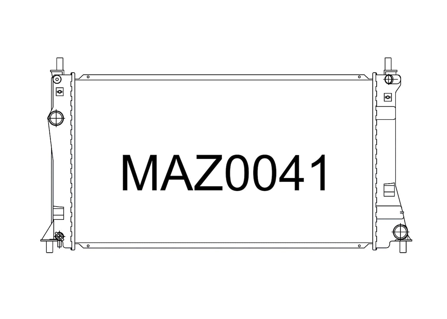 Fenix Cooling Radiator Mazda 5 / Premacy [CW] Petrol & Diesel 2010-2018 SR
