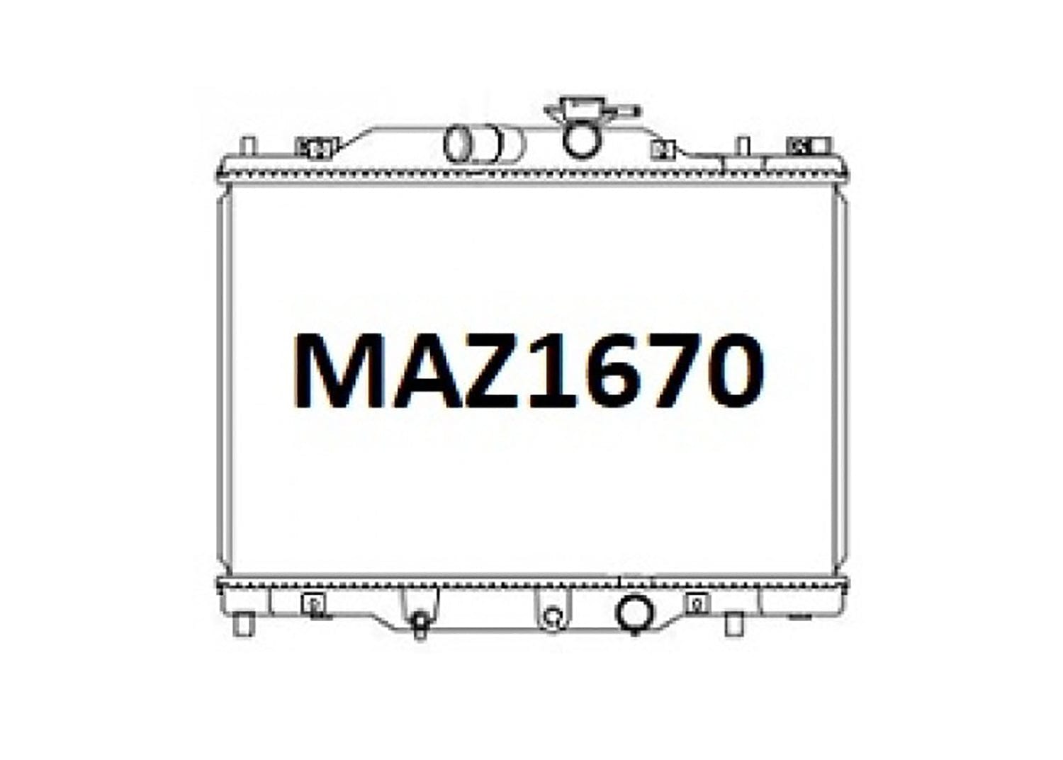 Fenix Cooling Radiator Mazda CX-3 [DK] 2.0L Petrol 2016- SR