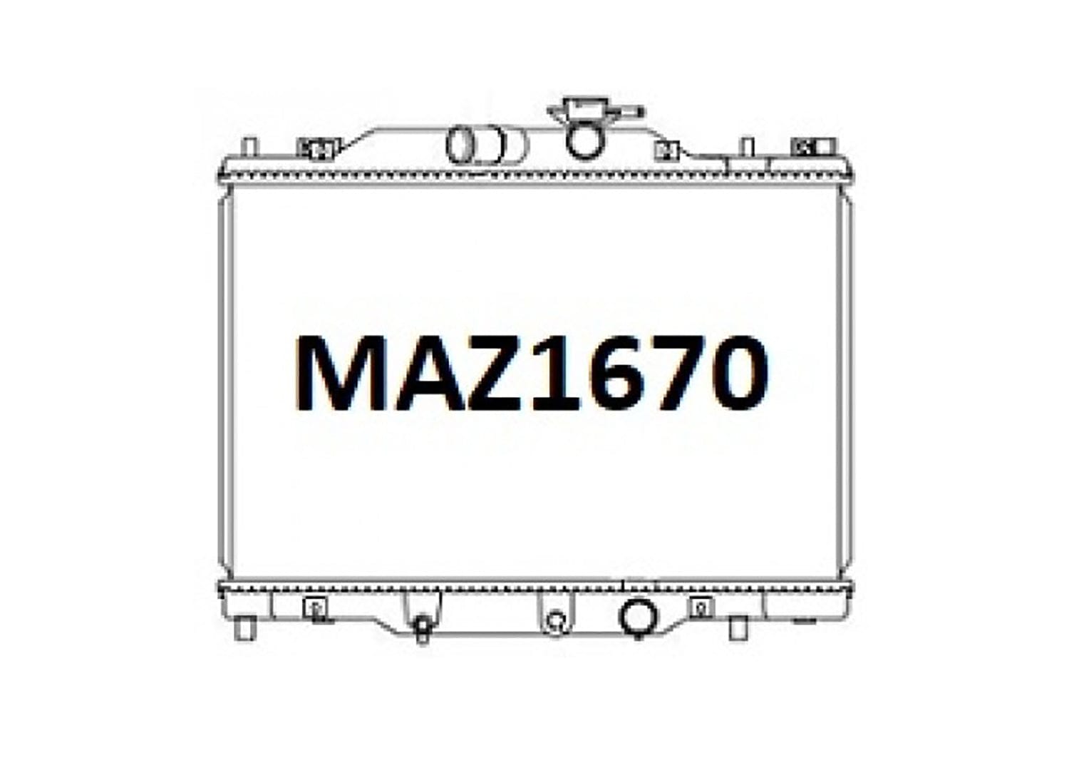 Fenix Cooling Radiator Mazda CX-3 [DK] 2.0L Petrol 2016- SR
