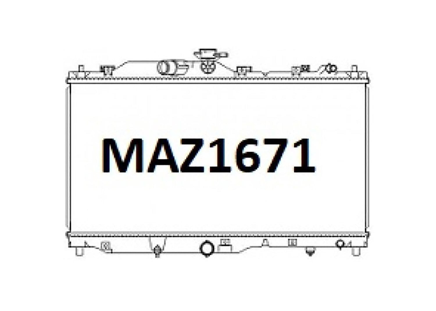 Fenix Cooling Radiator Mazda CX-3 [DK] / Demio & Mazda 2 [DJ] 1.5L Diesel 2015- SR