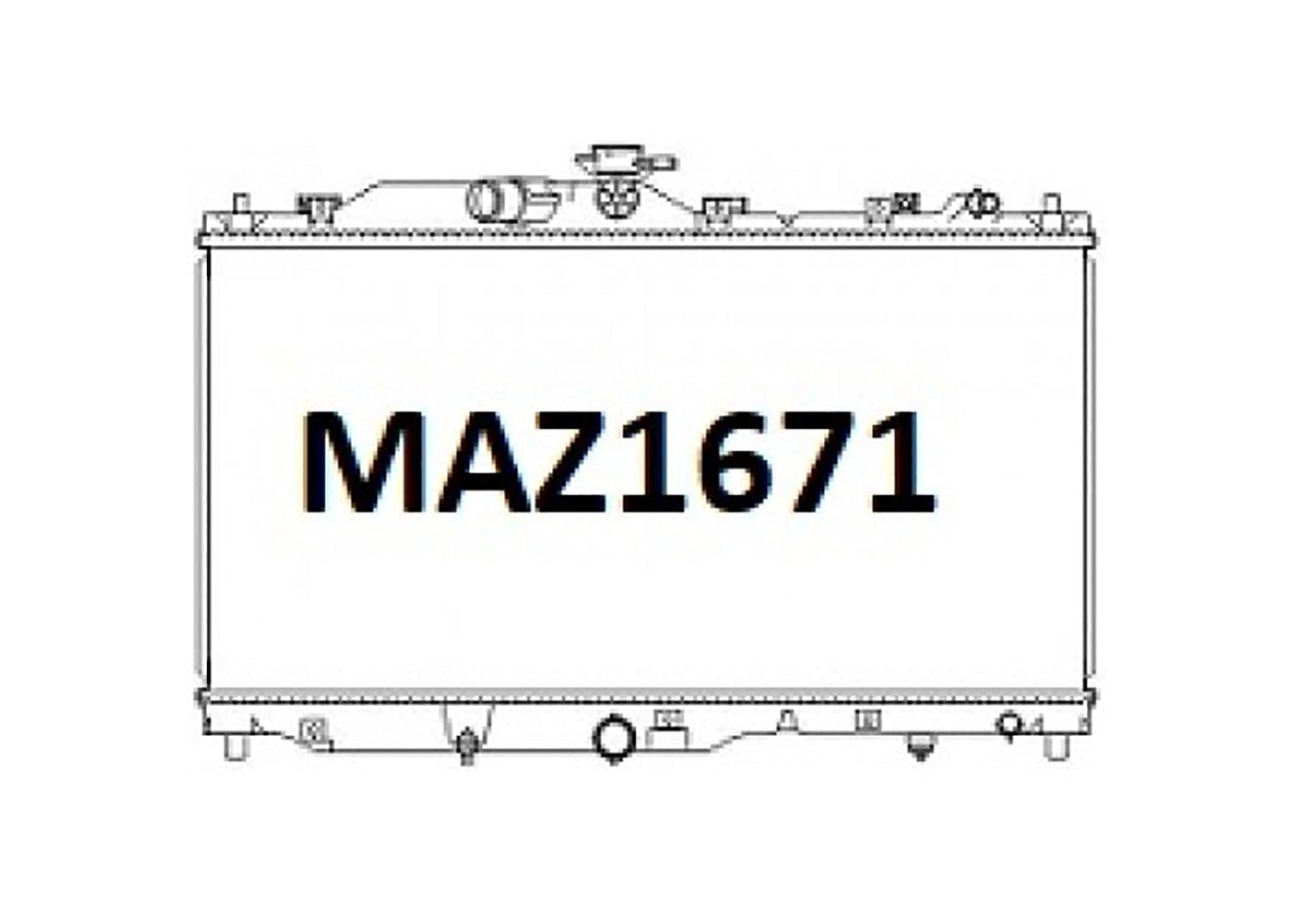 Fenix Cooling Radiator Mazda CX-3 [DK] / Demio & Mazda 2 [DJ] 1.5L Diesel 2015- SR