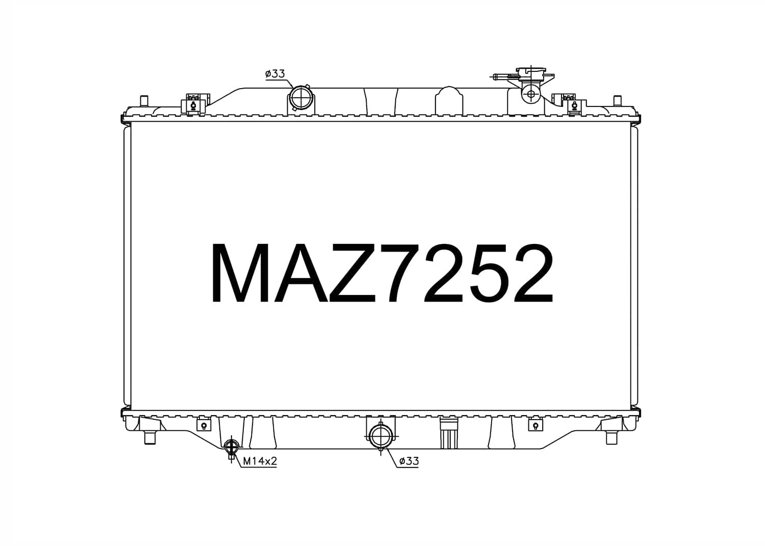 Fenix Cooling Radiator Mazda CX-5 KE Petrol 2012-2017 SR