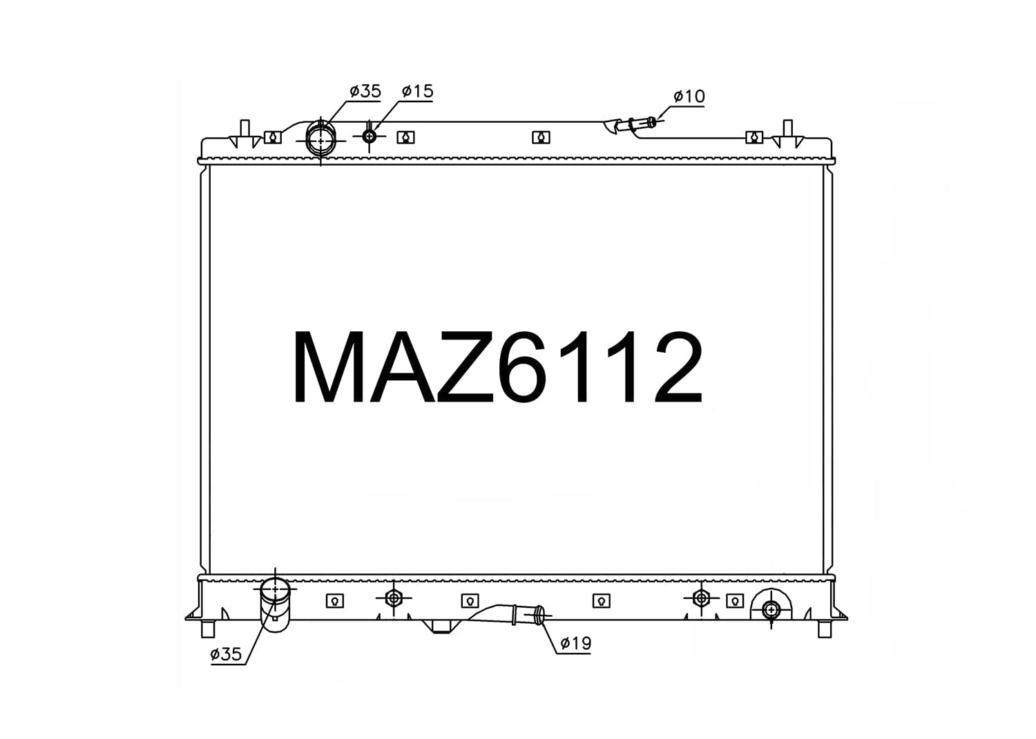 Fenix Cooling Radiator Mazda CX-9 TB 2007-2015 SR