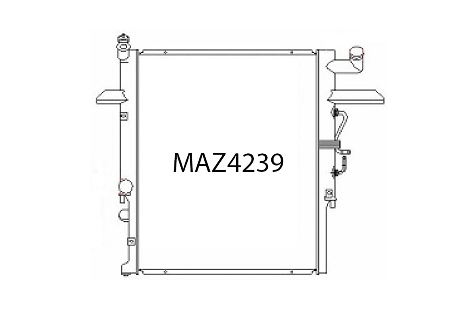 Fenix Cooling Radiator Mazda E-Series / Bongo 2.5L 4Cyl Diesel 1997-2003 SR