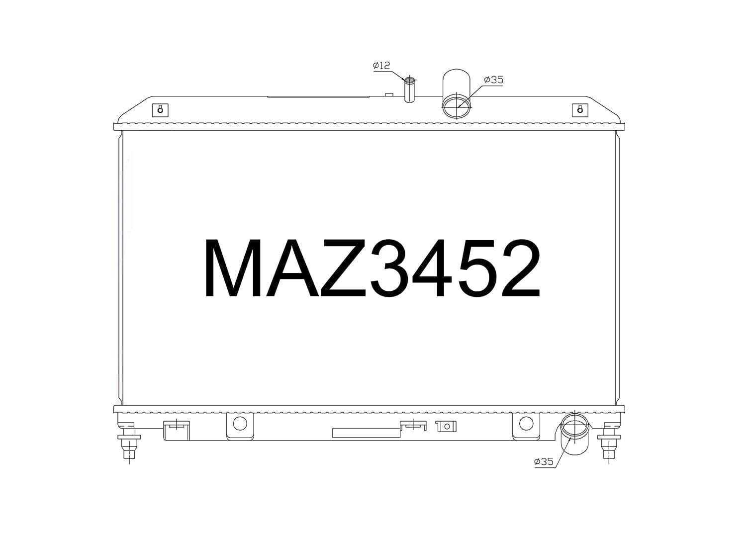 Fenix Cooling Radiator Mazda RX8 Petrol 2008-2012 SR