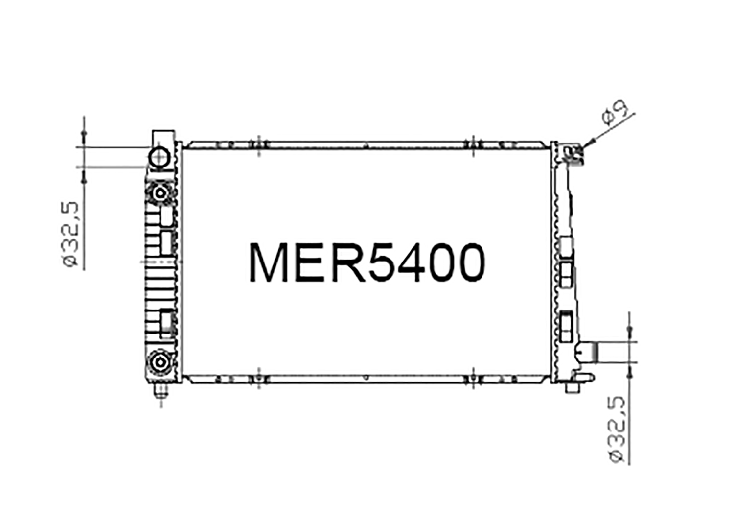 Fenix Cooling Radiator Mercedes A Class W168 Petrol & Diesel 1997-2004 SR