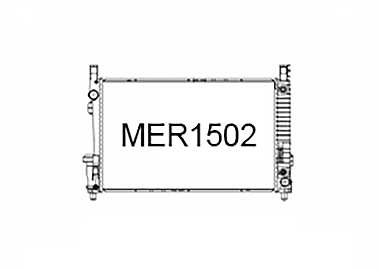 Fenix Cooling Radiator Mercedes A Class W169 & B Class W245 Petrol & Diesel 2004-2012 SR