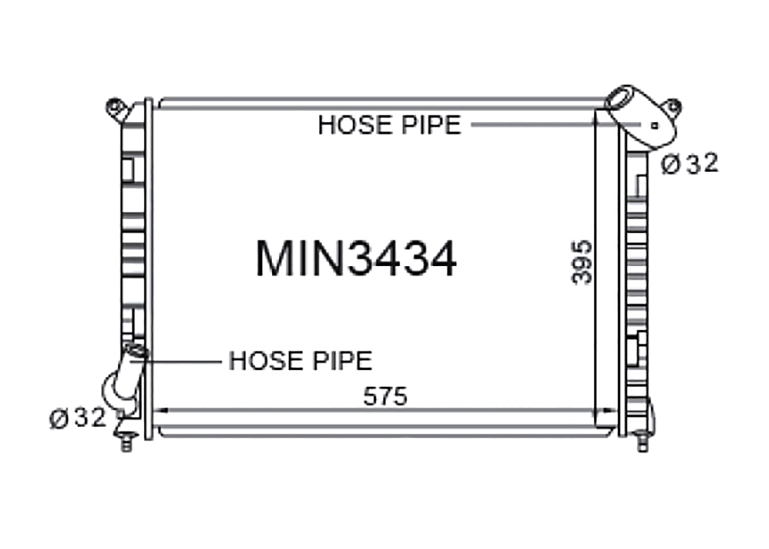 Fenix Cooling Radiator Mini Cooper S R50 / R52 / R53 1.6L Petrol 2000-2008 SR