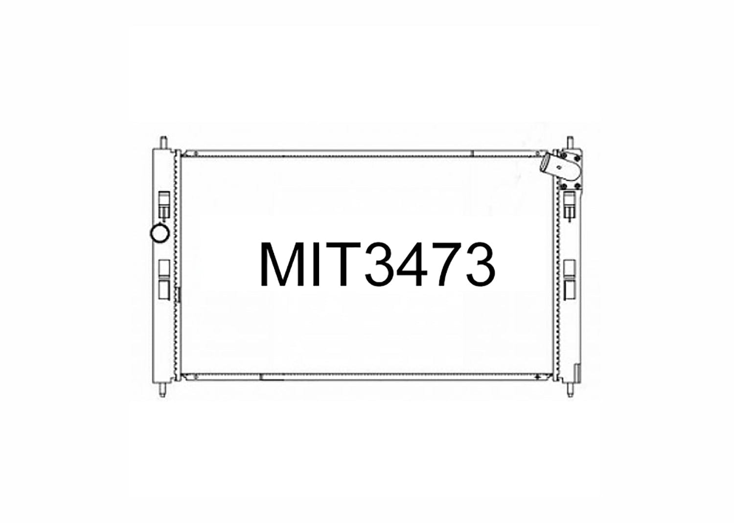 Fenix Cooling Radiator Mitsubishi ASX GA & Lancer CX 1.6L & 1.8L Petrol 2007- SR