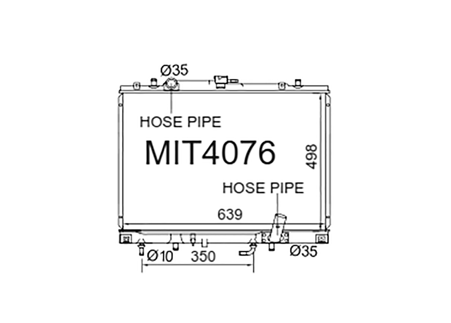 Fenix Cooling Radiator Mitsubishi Challenger 3.2L Diesel 1998-2007 SR