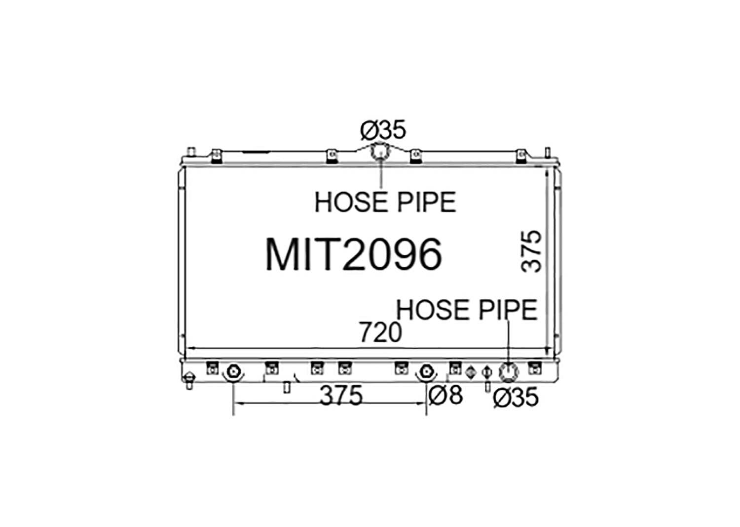 Fenix Cooling Radiator Mitsubishi GTO / 3000GT 1990-2000 [Turbo] SR