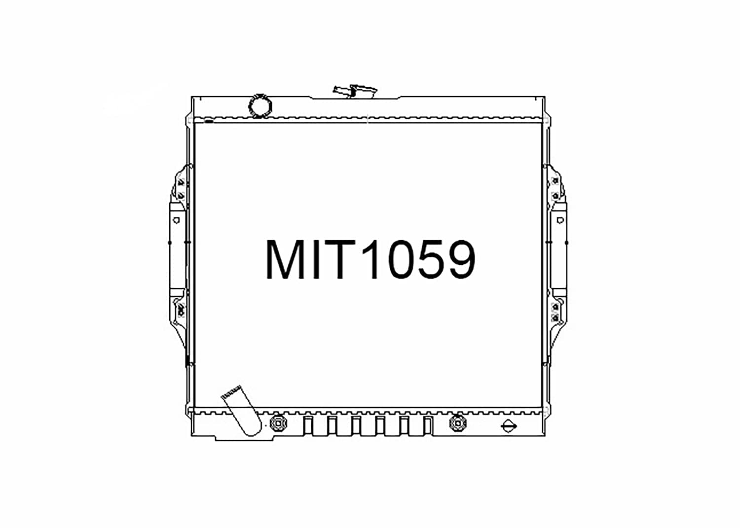 Fenix Cooling Radiator Mitsubishi Pajero NH - NL 3.5L V6 Petrol 1991-1999 SR