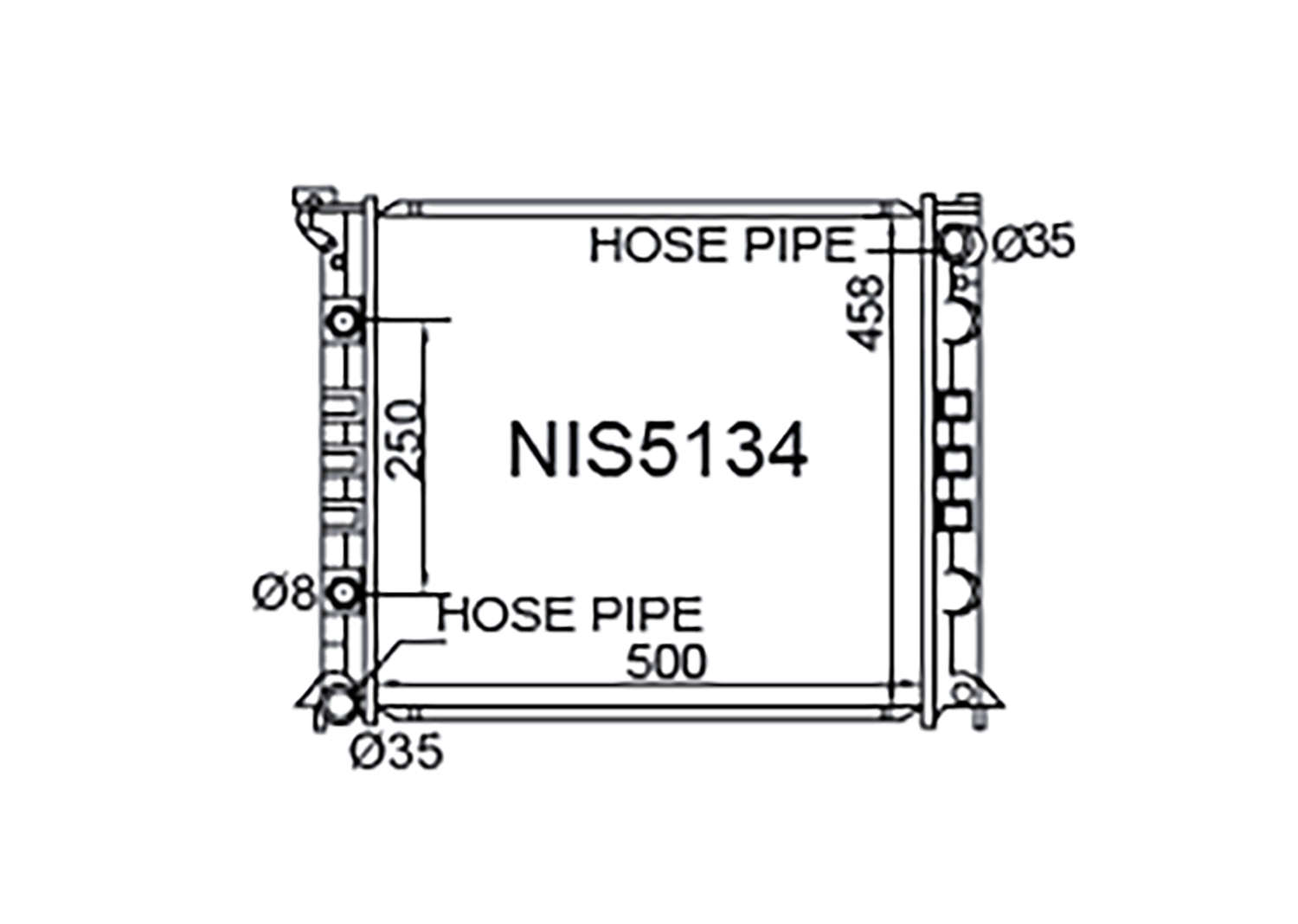 Fenix Cooling Radiator Nissan Fairlady Z / 300ZX Z32 Petrol 1989-2000 [Turbo] SR
