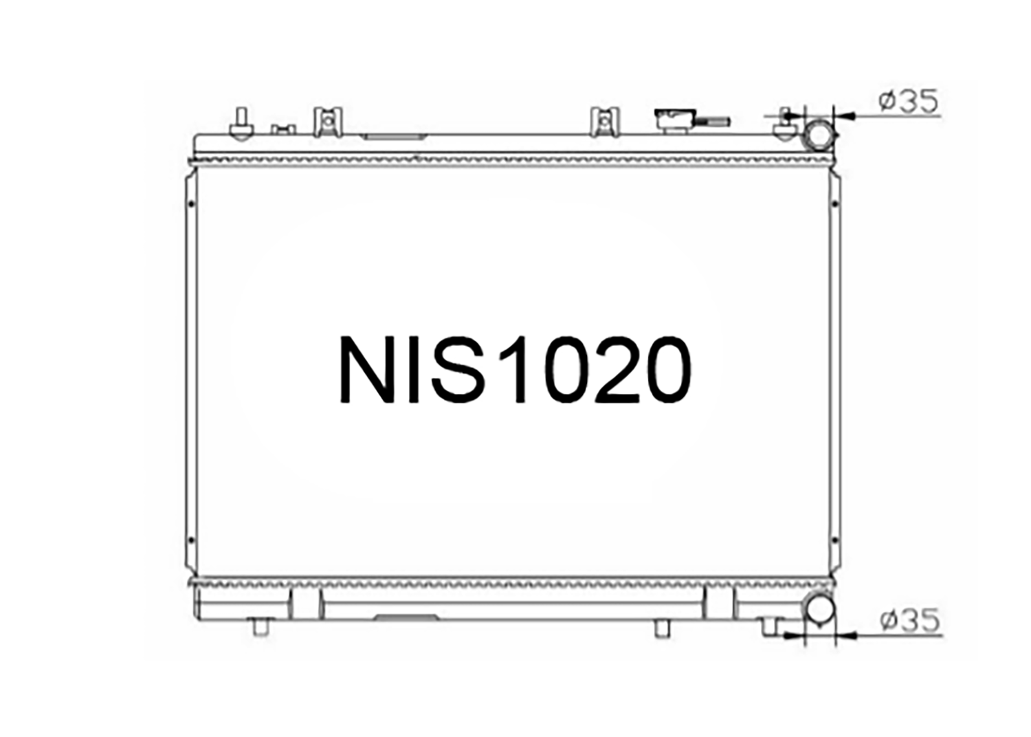 Fenix Cooling Radiator Nissan Pathfinder R52 & Murano Z52 3.5L Petrol 2013- SR