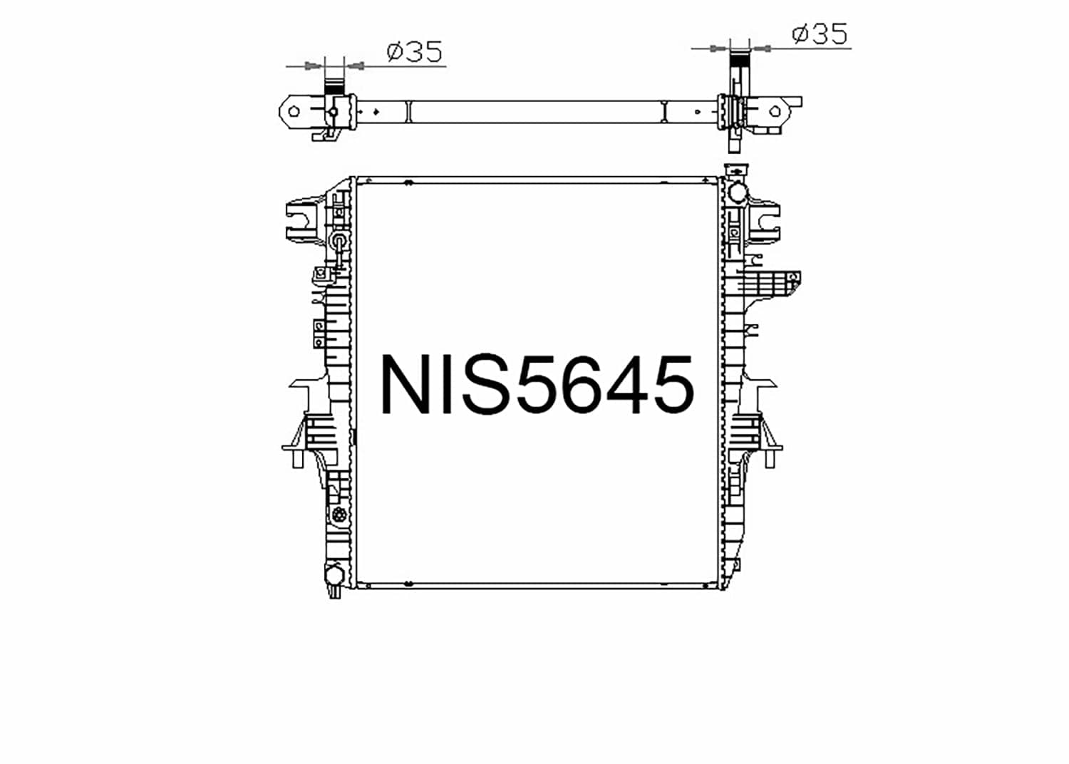 Fenix Cooling Radiator Nissan Patrol Y62 5.6L Petrol 2010- SR