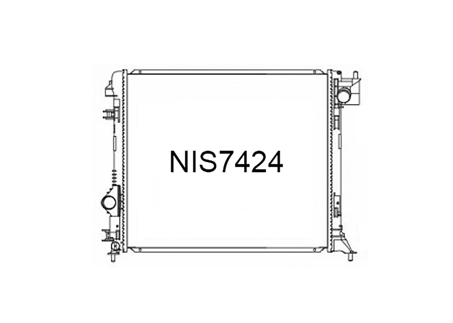 Fenix Cooling Radiator Nissan Qashqai J11 Petrol 2013- SR
