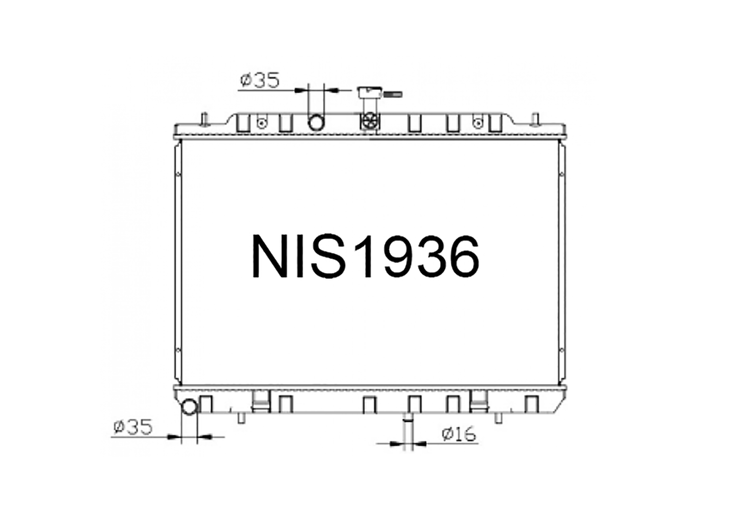 Fenix Cooling Radiator Nissan X-Trail T31 2.0L Diesel 2007-2013 SR
