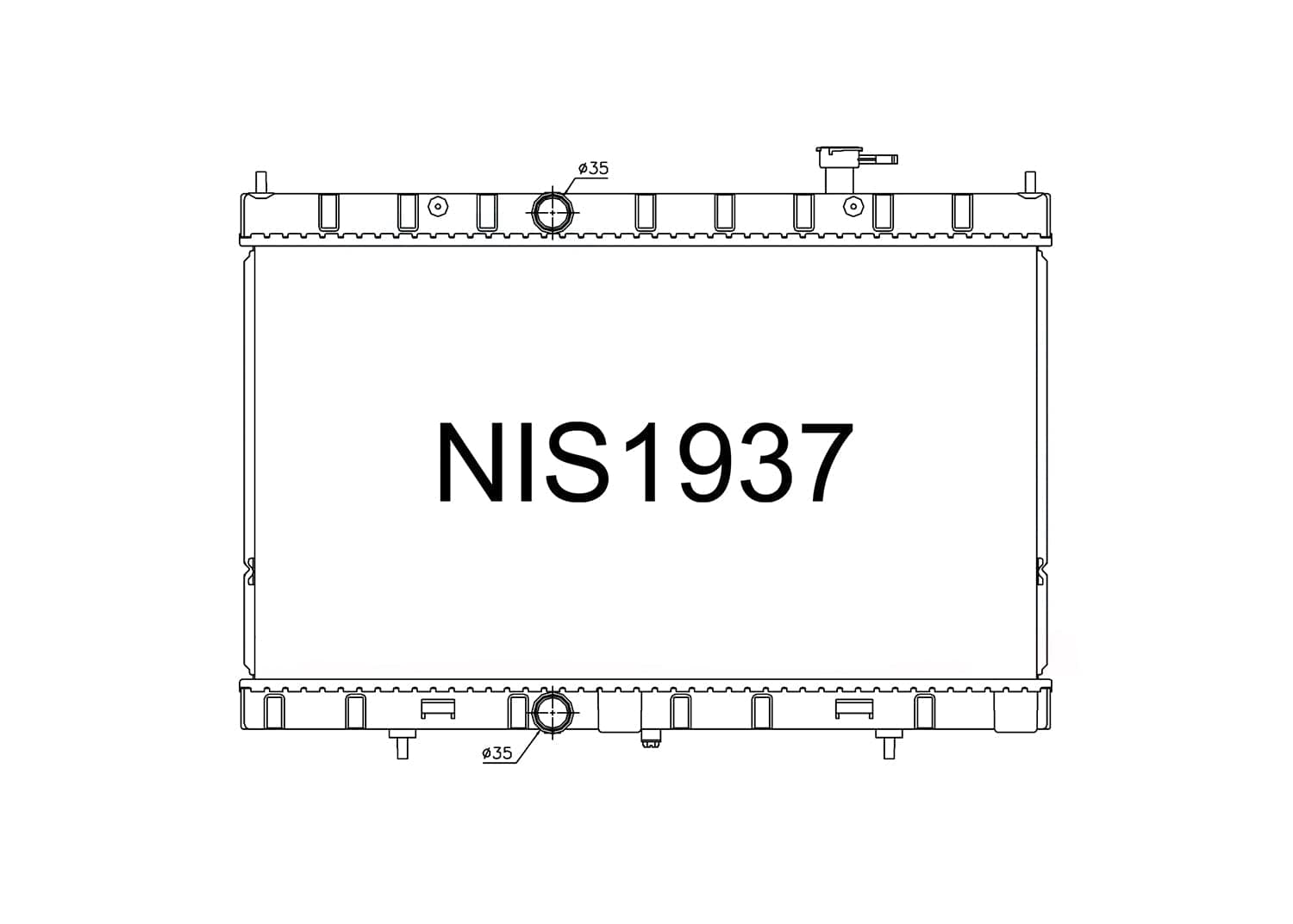 Fenix Cooling Radiator Nissan X-Trail T32 2.0L & 2.5L Petrol 2013- SR