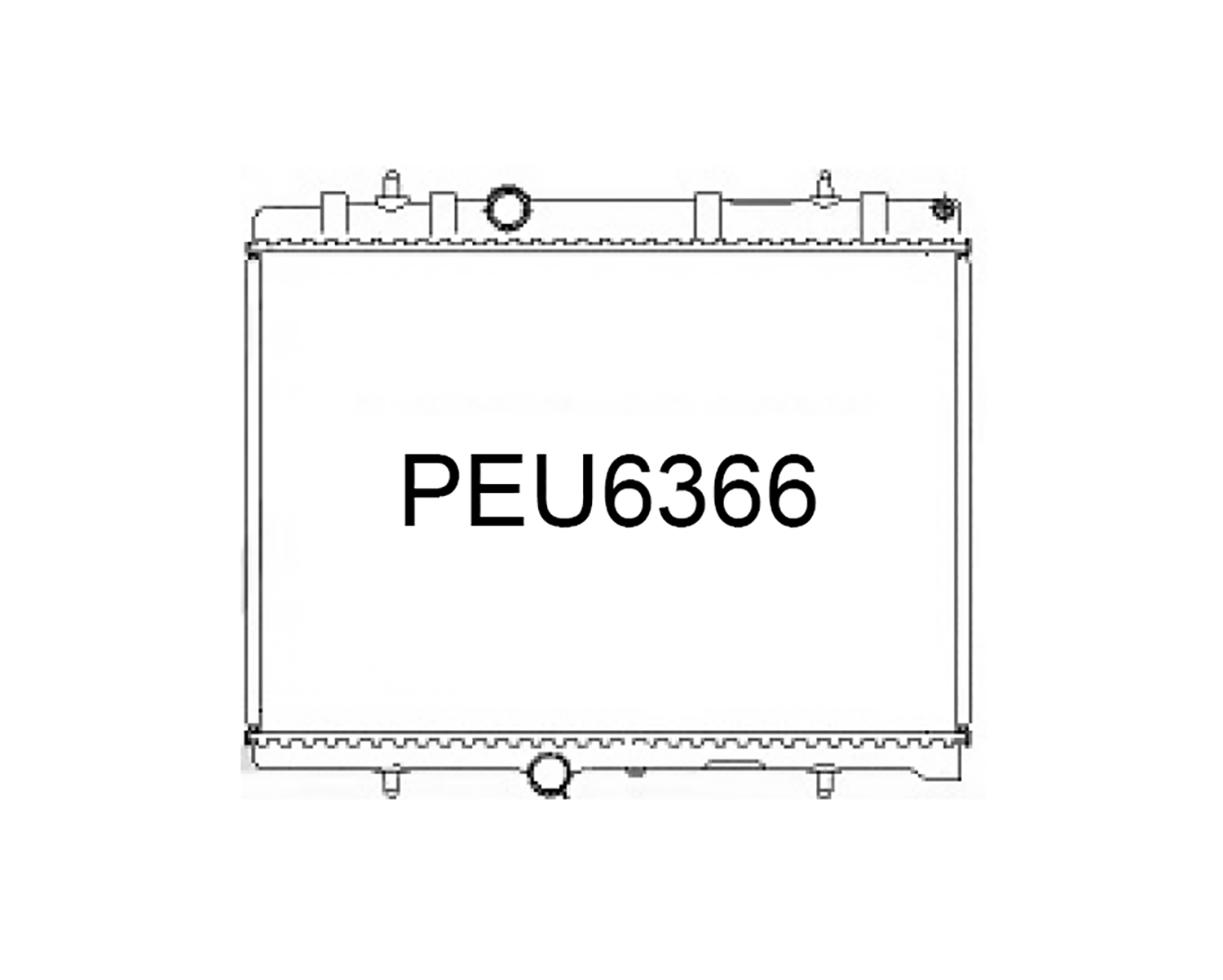 Fenix Cooling Radiator Peugeot 307, 308 [T7], 407 & 408 (T7) Petrol & Diesel 2000-2014 SR