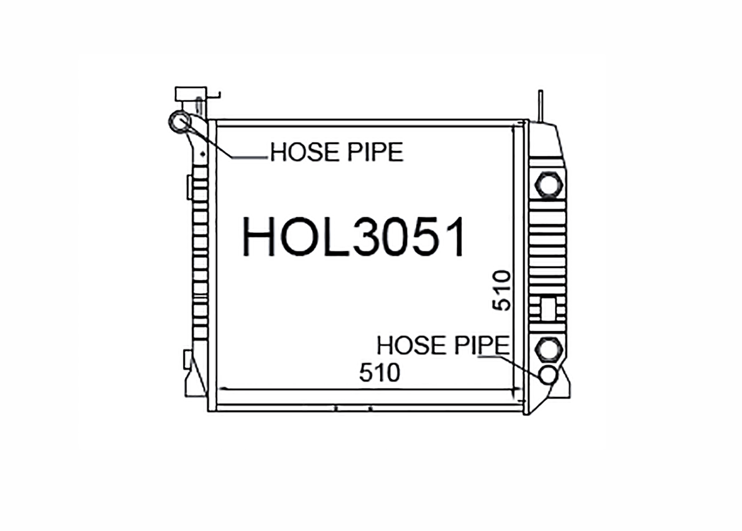 Fenix Cooling Radiator Plastic-Alloy Holden Rodeo RA & Colorado RC 3.6L Petrol 2006-2012 SR