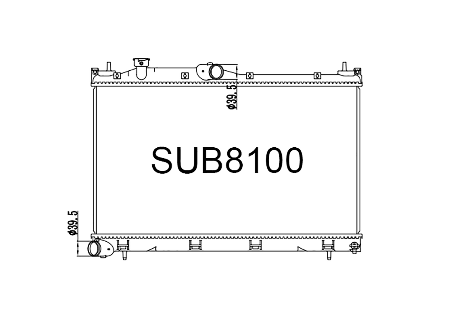 Fenix Cooling Radiator Subaru Forester SK 2.5L 2019- SR