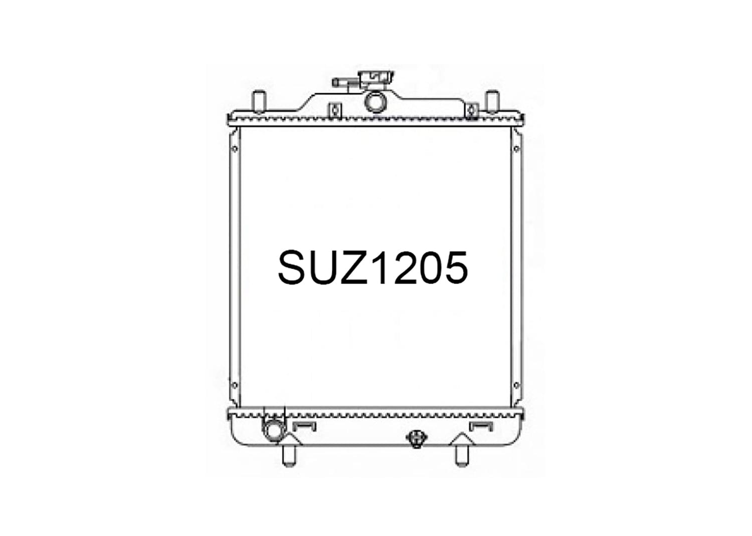 Fenix Cooling Radiator Suzuki Every DA52 / DB52 & Carry DA52 / DB52 / DA62 1999-2005 SR