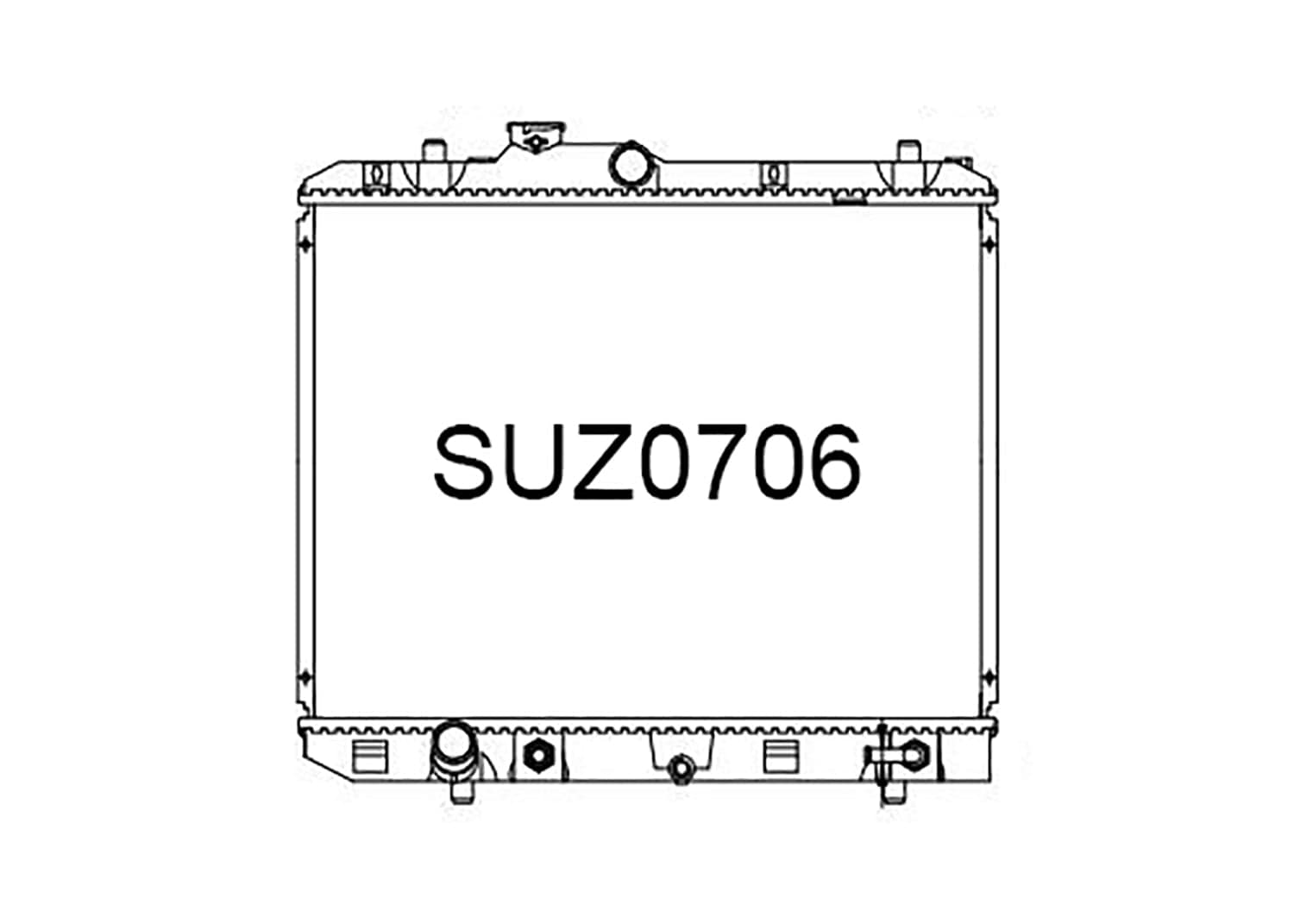 Fenix Cooling Radiator Suzuki Splash 1.2L Petrol 2008-2014 SR