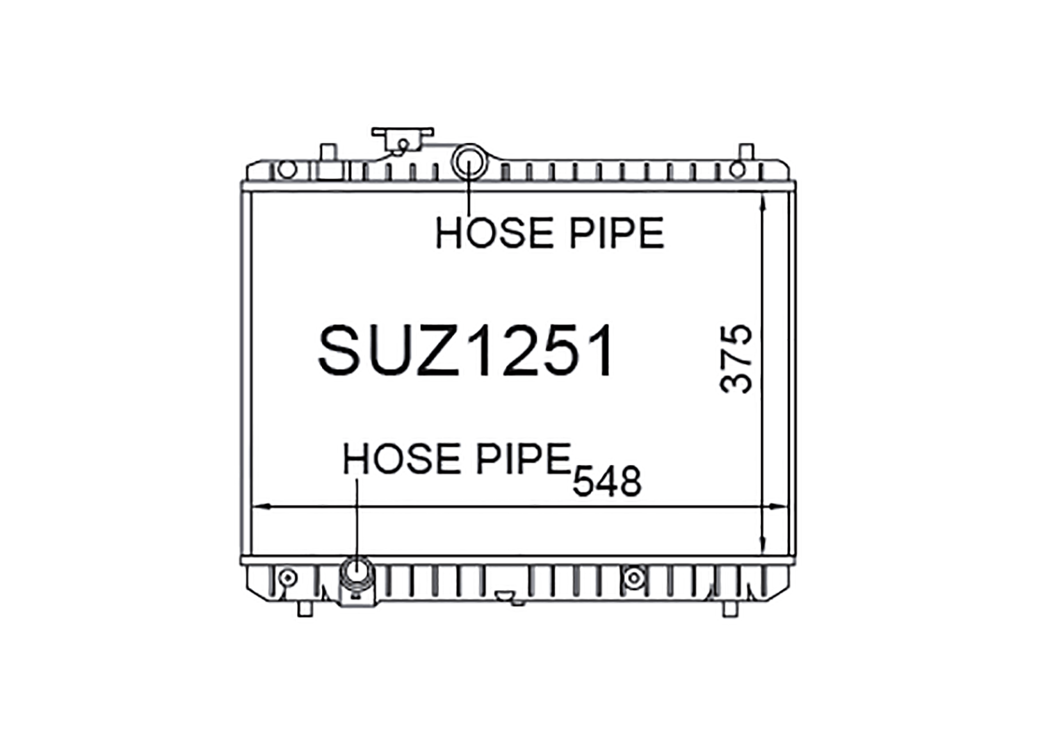 Fenix Cooling Radiator Suzuki Swift EZ / MZ 1.3L, 1.5L & 1.6L Petrol 2004-2010 SR