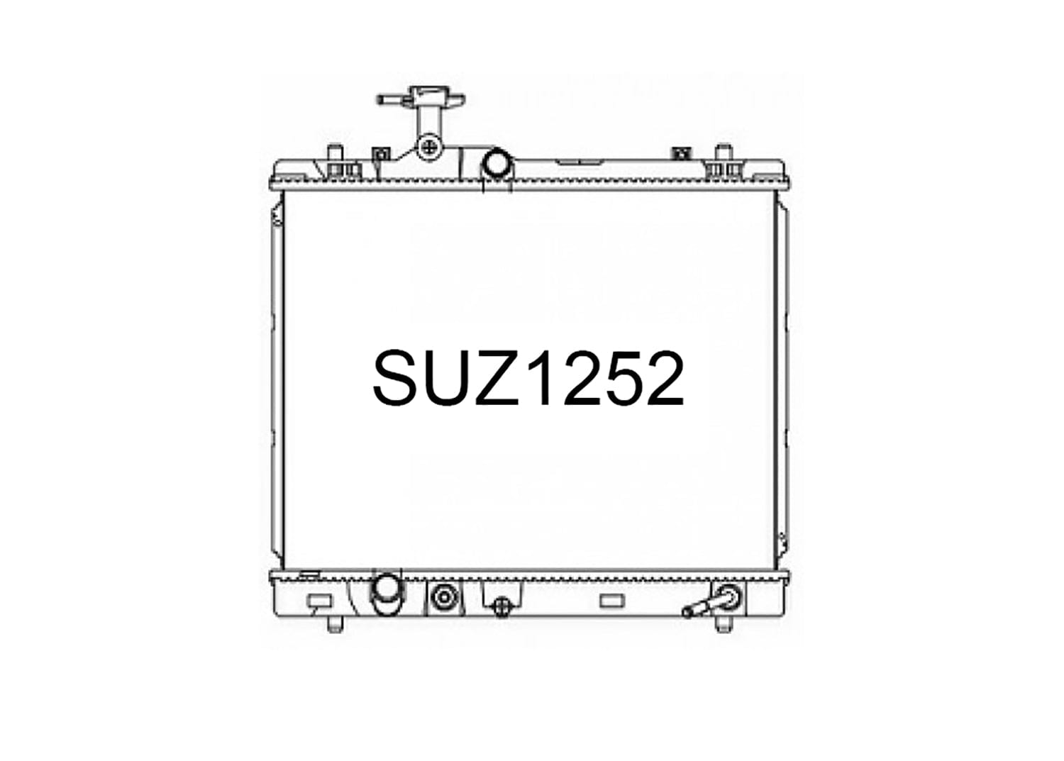 Fenix Cooling Radiator Suzuki Swift FZ / NZ 1.2L, 1.4L & 1.6L Petrol 2010-2017 SR