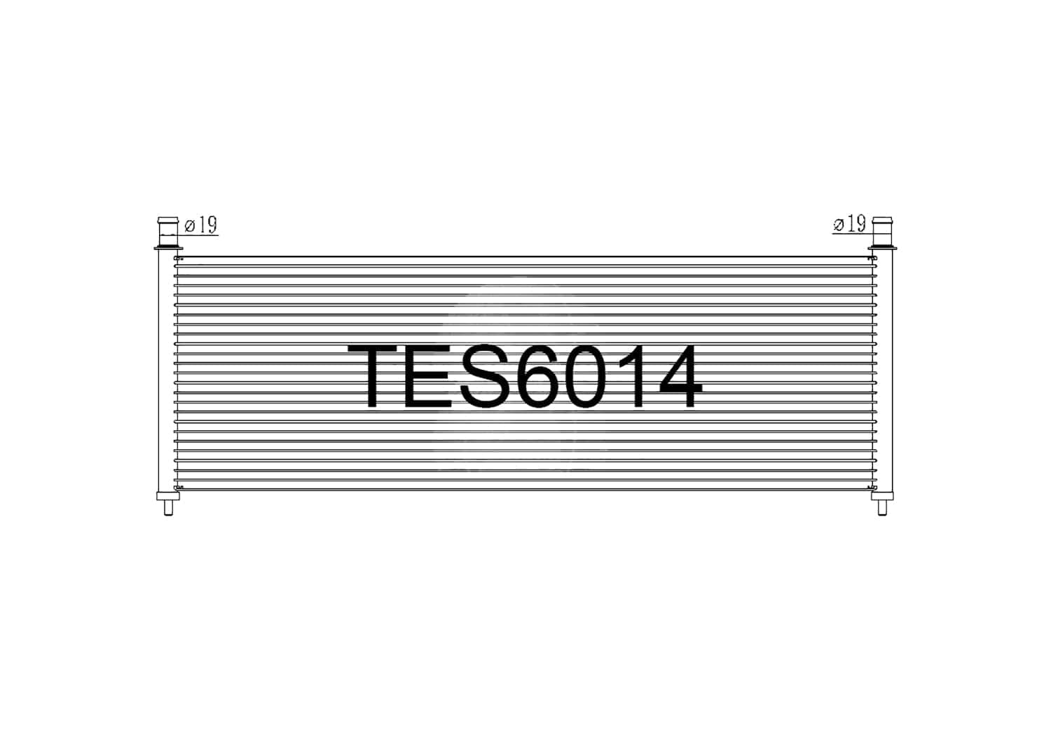 Fenix Cooling Radiator Tesla Model X 2015- SR