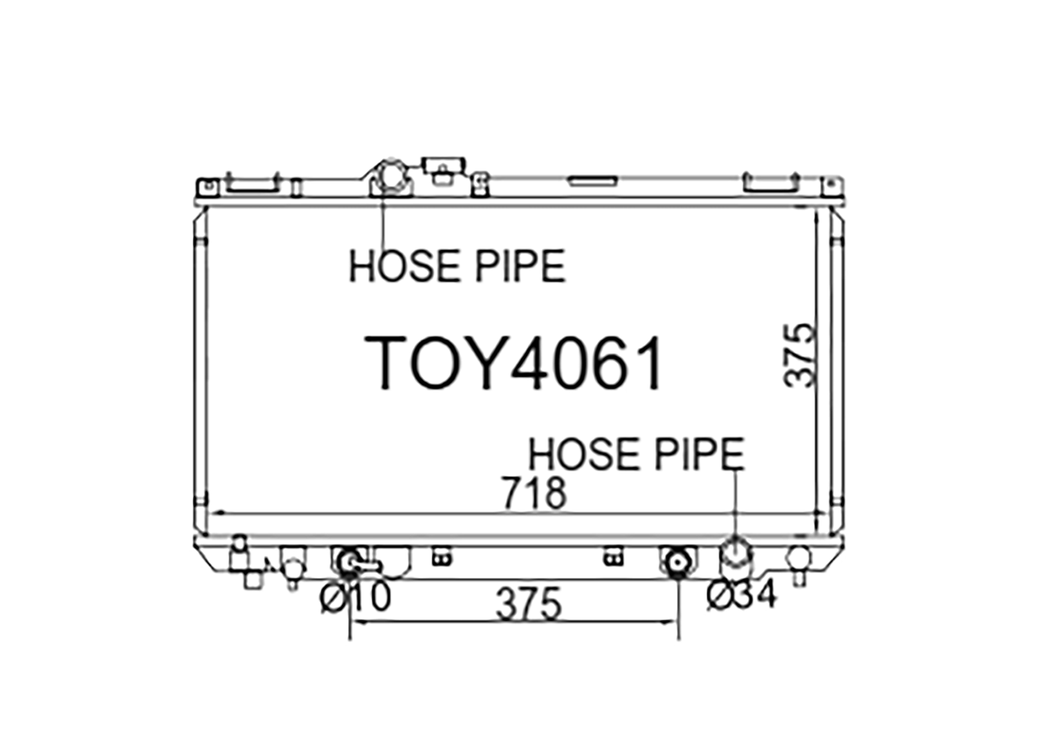Fenix Cooling Radiator Toyota Altezza AS200 / AS300 2.0L & 3.0L Petrol 1998-2005 SR