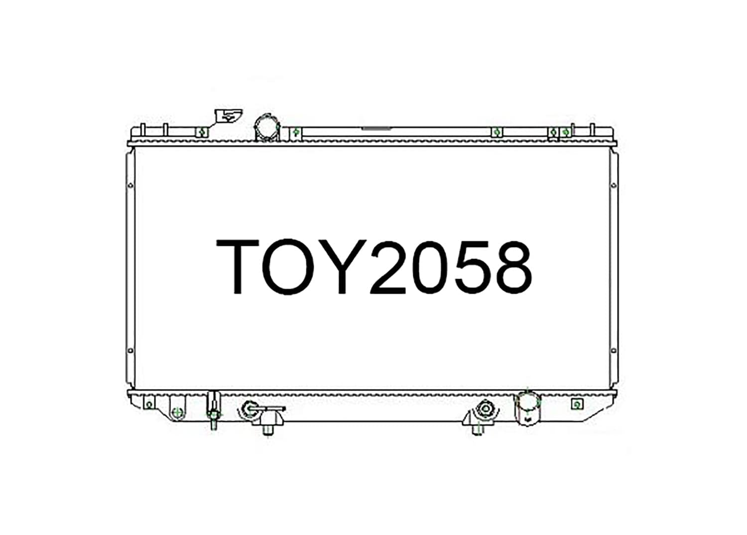 Fenix Cooling Radiator Toyota Aristo JZS161 3.0L Petrol 1997-2005 [Turbo] SR